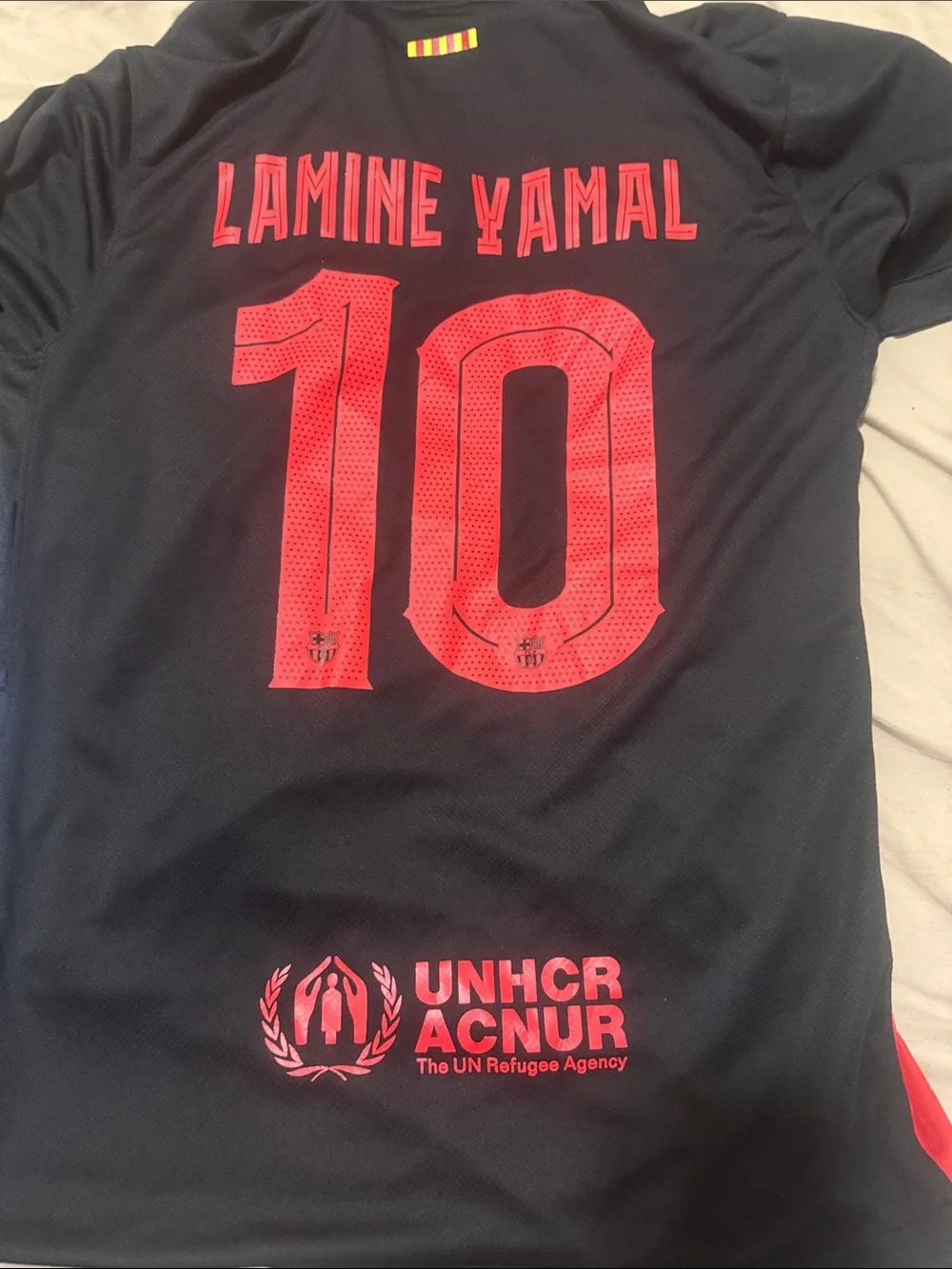 Nike Black FC Barcelona Football Jersey-Cactus jack -Lamine yamal